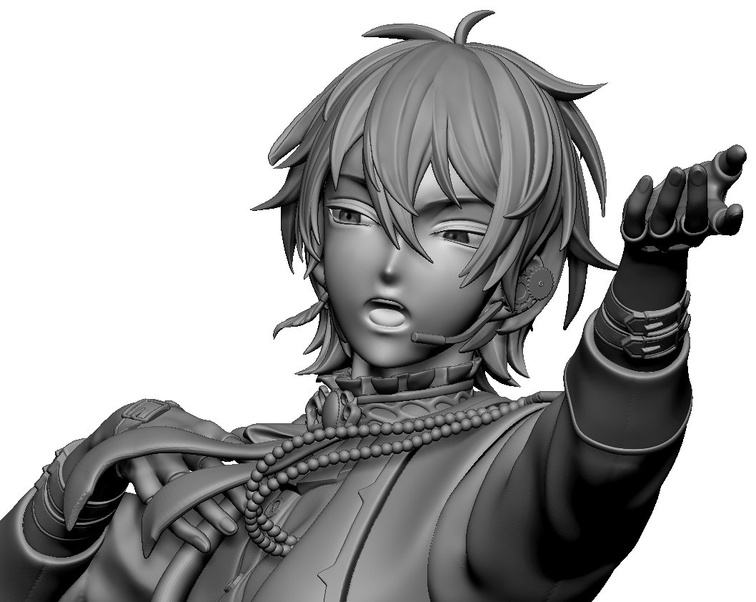 satuki_figure_'s tweet image. 2月8日のWF2026冬にて初出展します！
卓番：3-10-14

｢あんさんぶるスターズ!!｣より 
影片みか   1/7スケール 
価格：15000円   
未塗装、未組立、1部出力品
土台は歯車の形状です⚙️

何もかもが初めてなので販売数は少ないですが良ければ足を運んでいただけると嬉しいです🙇🏻‍♀️✨
#WF2026W
#影片みか