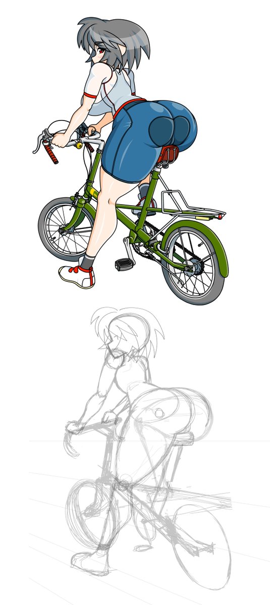 ワイの絵見てくれや
下書きも観てね 