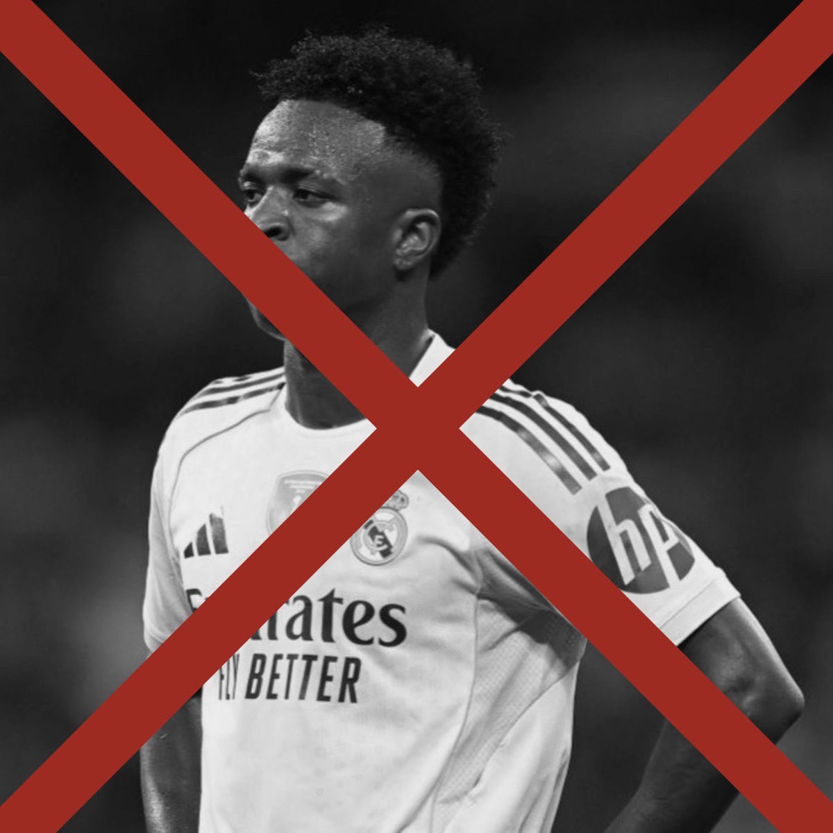 RealKingJeezy's tweet photo. Get this cancerous crybaby out ❌❌
#ViniciusOut
#ViniOut
#ViniJrOut https://t.co/UG2wKaTj1j