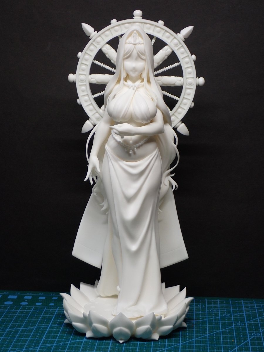 年明けぐらいからチマチマ進めてる聖観音様やっとここまで出来た