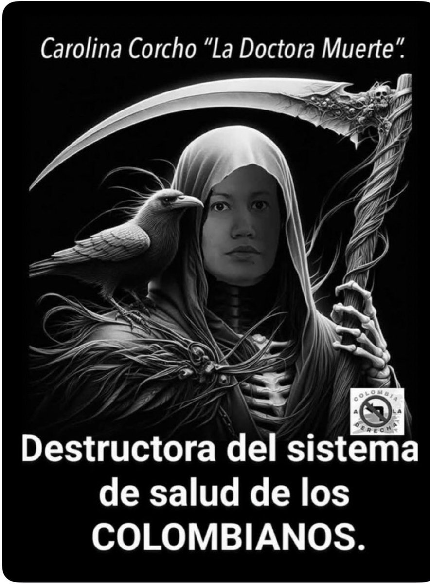 NO olvidemos que fue ella junto a Petro quienes planearon y ejecutaron la destrucción de nuestro sistema de salud!!!
