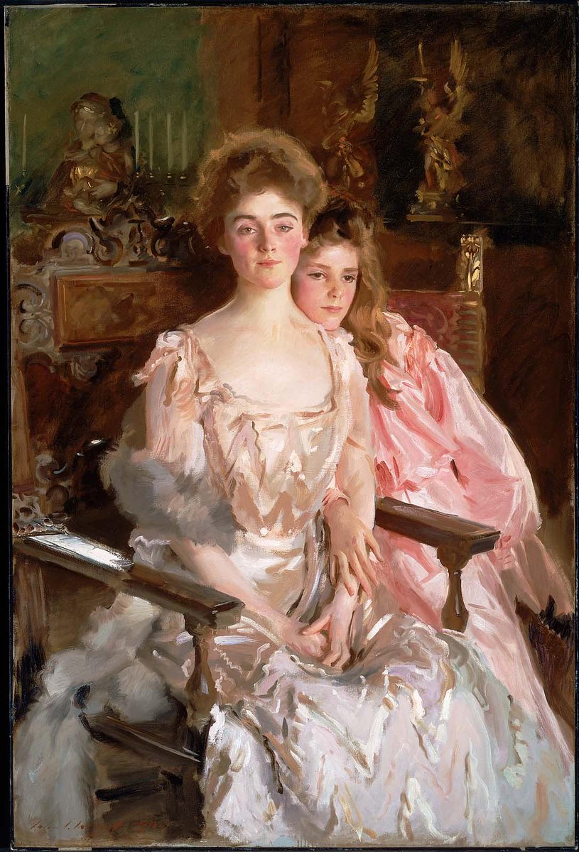 Mrs. Fiske Warren &amp; Her Daughter Rachel, by American painter John Singer Sargent (1903). Museum of Fine Arts, Boston.