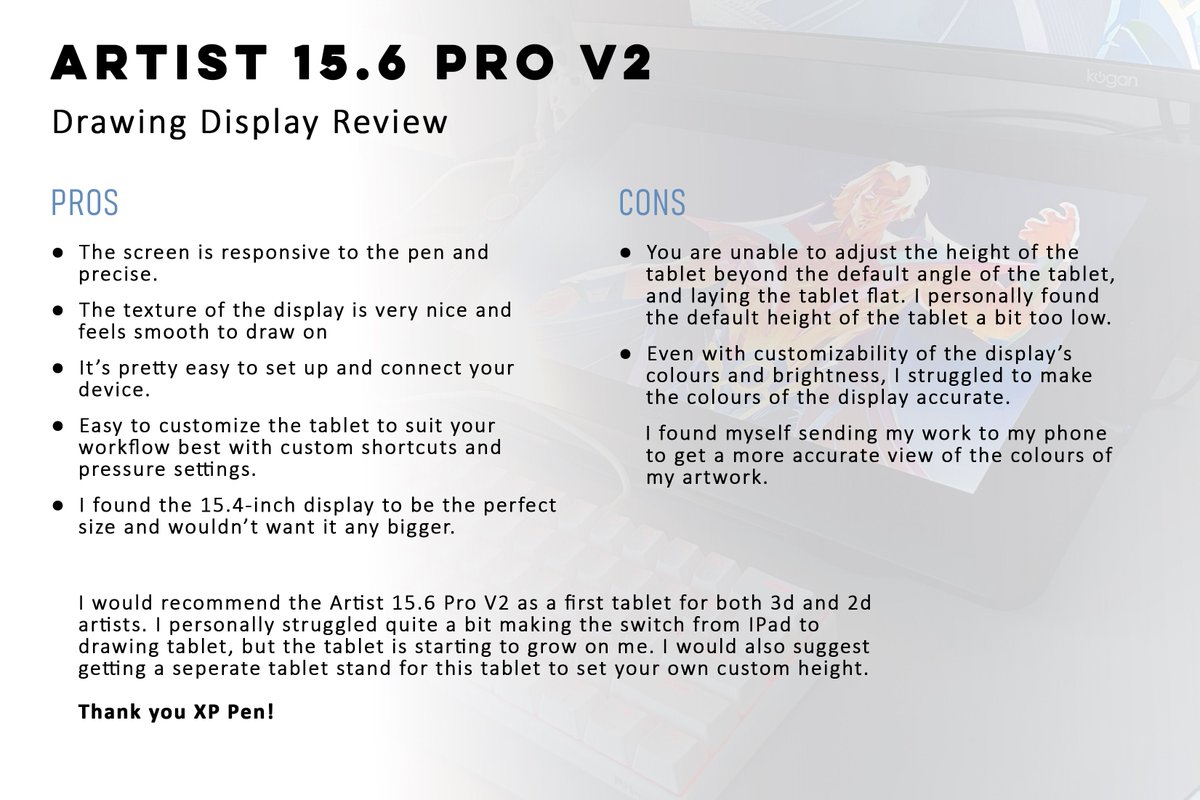 This piece was made with #XPPen’s Artist 15.6 Pro V2 Drawing Tablet, as <a href="/xppen_uk/">XPPen_UK</a> was kind enough to send me this amazing tablet to review! 

Here are my thoughts✨