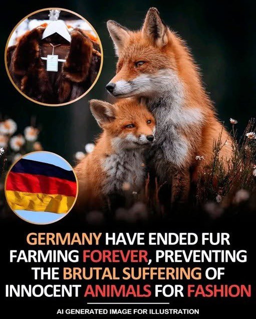 Protect_Wldlife's tweet image. Fur coats may look “luxury,” but the way animals are raised for them is hard to look at.
Germany has now effectively ended fur farming, meaning there are currently no active fur farms operating in the country.

This didn’t happen with one dramatic headline overnight. It came…