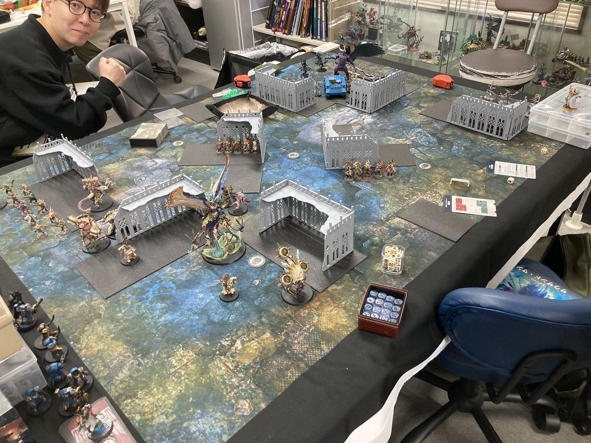 TeeGoZ's tweet image. レイアウト1
転換点
焦土戦術

 #40k初期配置備忘録