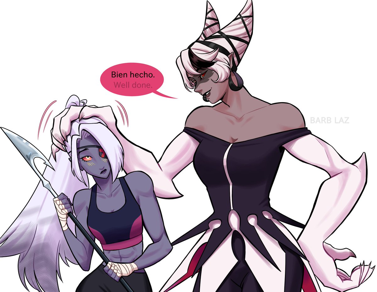 LazuliBarbara's tweet image. I need another training scene with Carmilla and Vaggi. I need more scenes of them together, period
#hazbinhotel