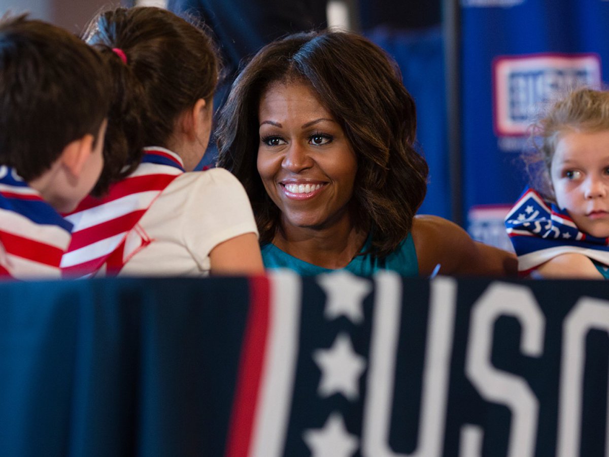 TheDemocrats's tweet image. Happy birthday, @MichelleObama 💙