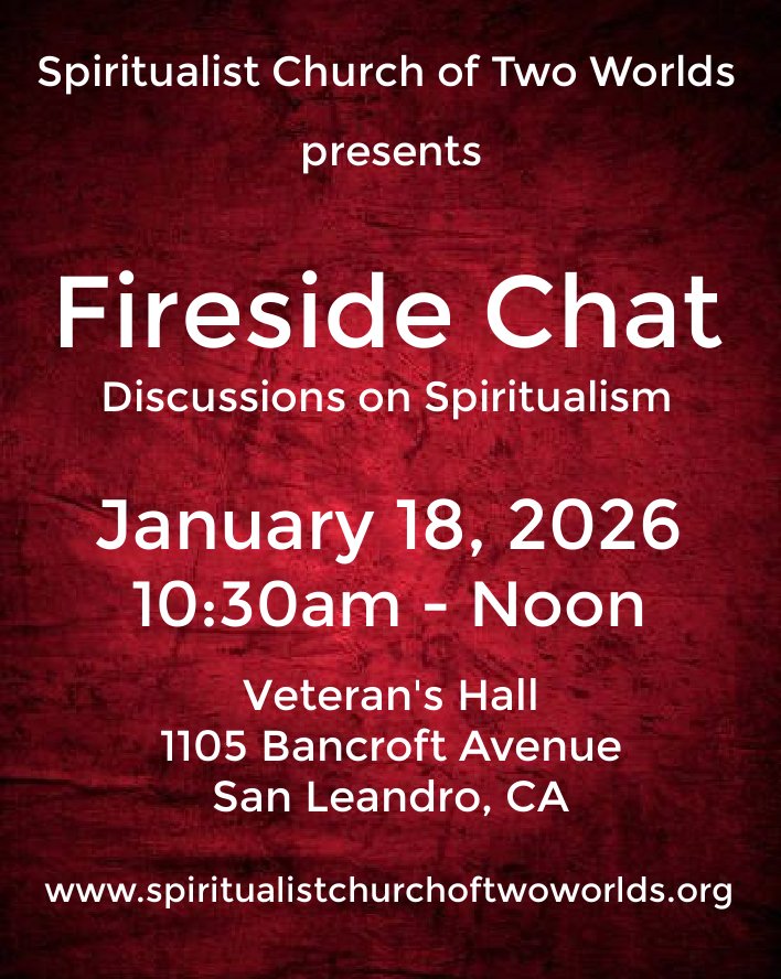 ChurchTwoWorlds's tweet image. Join us tomorrow for a interactive discussion on Spiritualism. 
#spiritualistchurchoftwoworlds