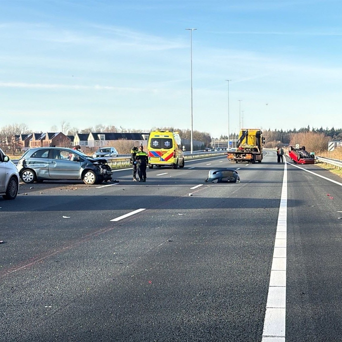 Ongeval op de A2 richting Den Bosch