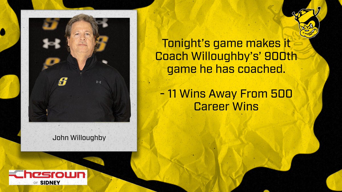 🏀 A HISTORIC NIGHT! Tonight's game marks Coach Willoughby's 900th game coached. An incredible milestone for a legendary coach. Let's celebrate his dedication and support our Boy's Basketball team!
