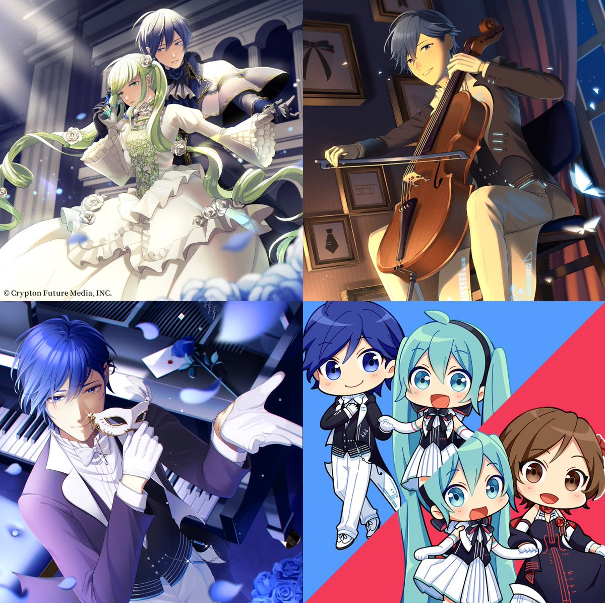 ご報告遅くなりましたが、『初音ミクシンフォニー10th ANNIVERSARY BOOK』にて、2019・2020・2021にて描かせていただいたイラストを掲載していただいております。10周年本当におめでとうございます！