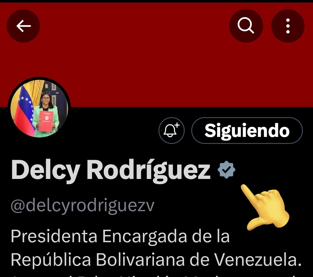 luisratti_ve's tweet image. #ULTIMAHORA 
Hoy podemos ver con agrado el reconocimiento de X a la Presidenta @delcyrodriguezv hoy a nivel mundial se reconoce la LEGALIDAD, la LEGITIMIDAD del Gobierno Venezolano y su Presidenta.

Mis Reconocimientos, Mi Alegría, PAZ Y PROSPERIDAD VENEZUELA!
#Venezuela #URGENTE