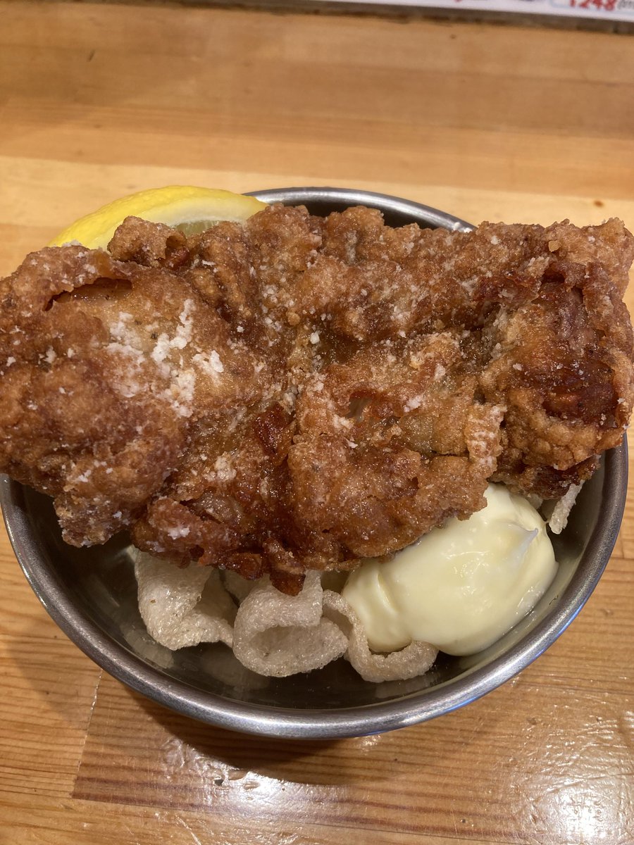 今日もお通しは
安定のBIGからあげ🤤