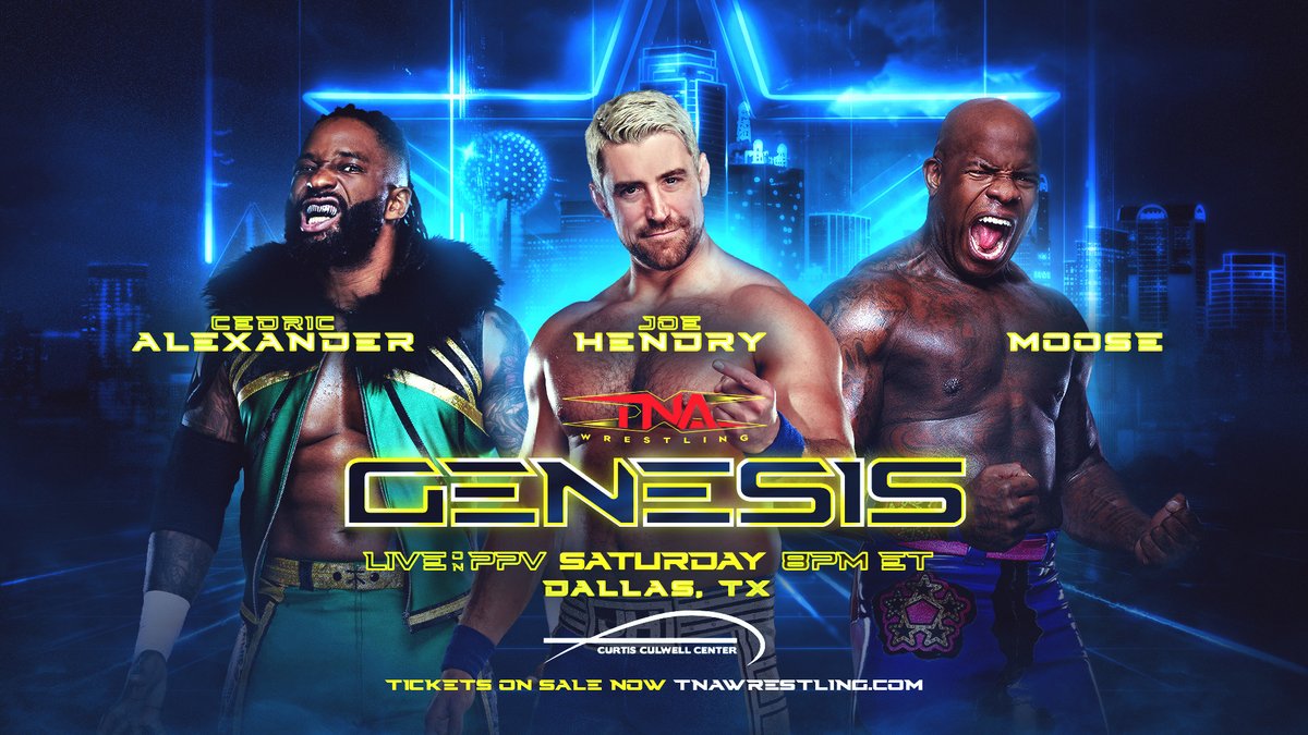 Triller_TV's tweet image. Who’s locked in? #TNAGenesis goes live TONIGHT! 📺😤

TNA Genesis streams LIVE at 8pmET on TrillerTV PPV.