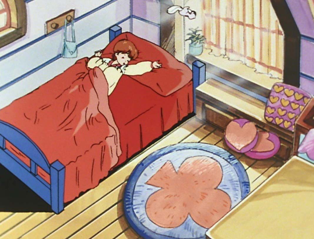 Agenda010's tweet image. 1月18日はいい部屋の日～
世代の女子が憧れた夢の「出窓のある斜め天井の部屋」！！これ実際住むと家具配置し難いし、現代ジャパンの夏の暑さ＆猛烈台風に出窓がそぐわなさすぎるんだけど…あの頃はよかったんだあの頃は！！