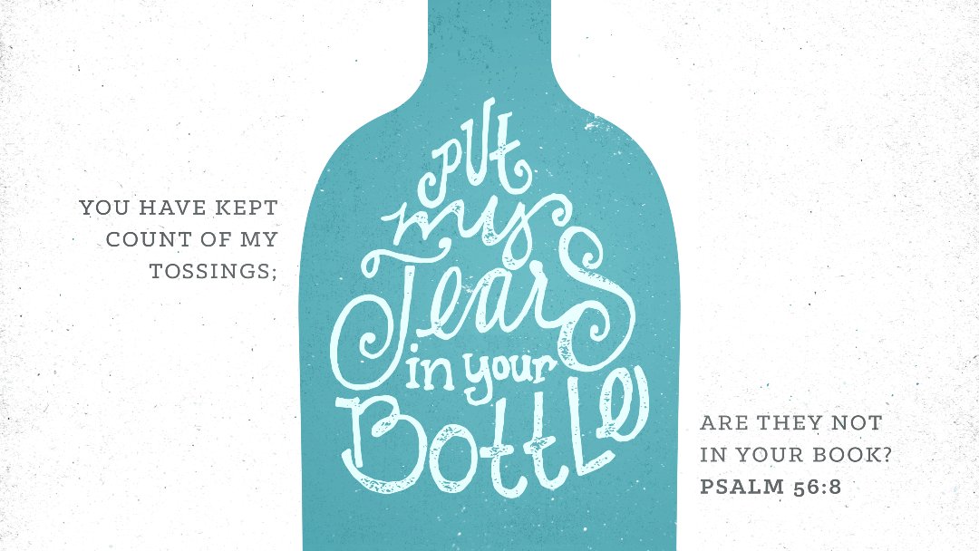 tonyaelee's tweet photo. When was the last time you tossed and turned in bed, worrying about one thing or another? When was the last time you cried or felt like bursting into tears, completely overwhelmed? 

God noticed. Your grief isn’t wasted and your pain isn’t ignored. 

But it doesn’t end there. In Ps. 126:5-6 it says that God uses those tears as seeds that produce joy. It’s almost impossible to imagine, I know. But that is the promise of God. 

He notices. He gathers. He produces something joyful from pain.