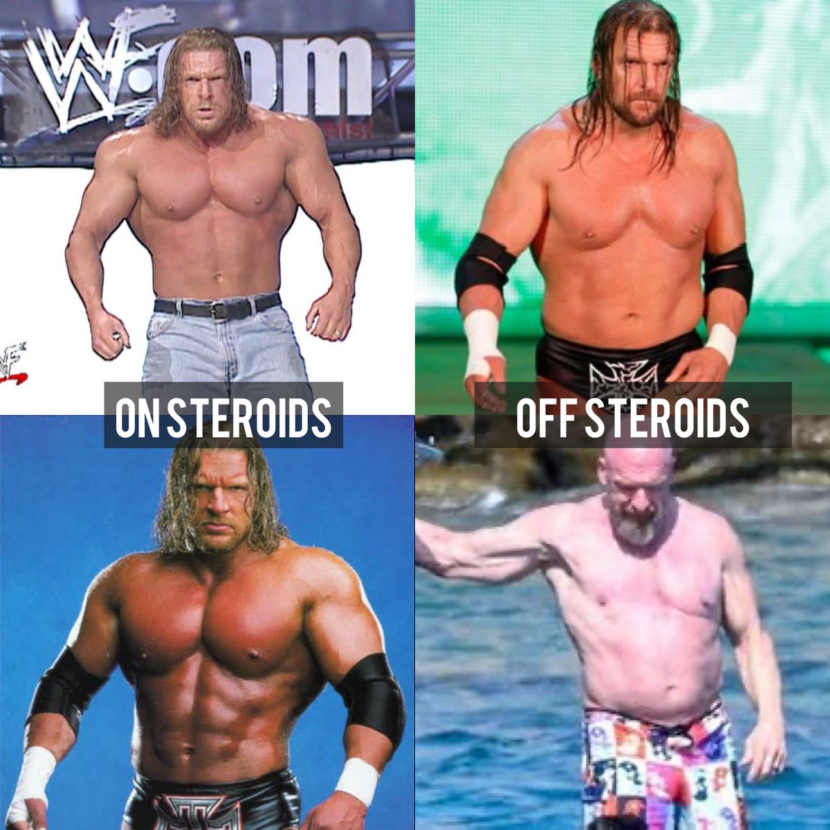 I don't think kids should be taking health advice from someone who spent their entire life taking steroids and now walks around with a pacemaker because of it