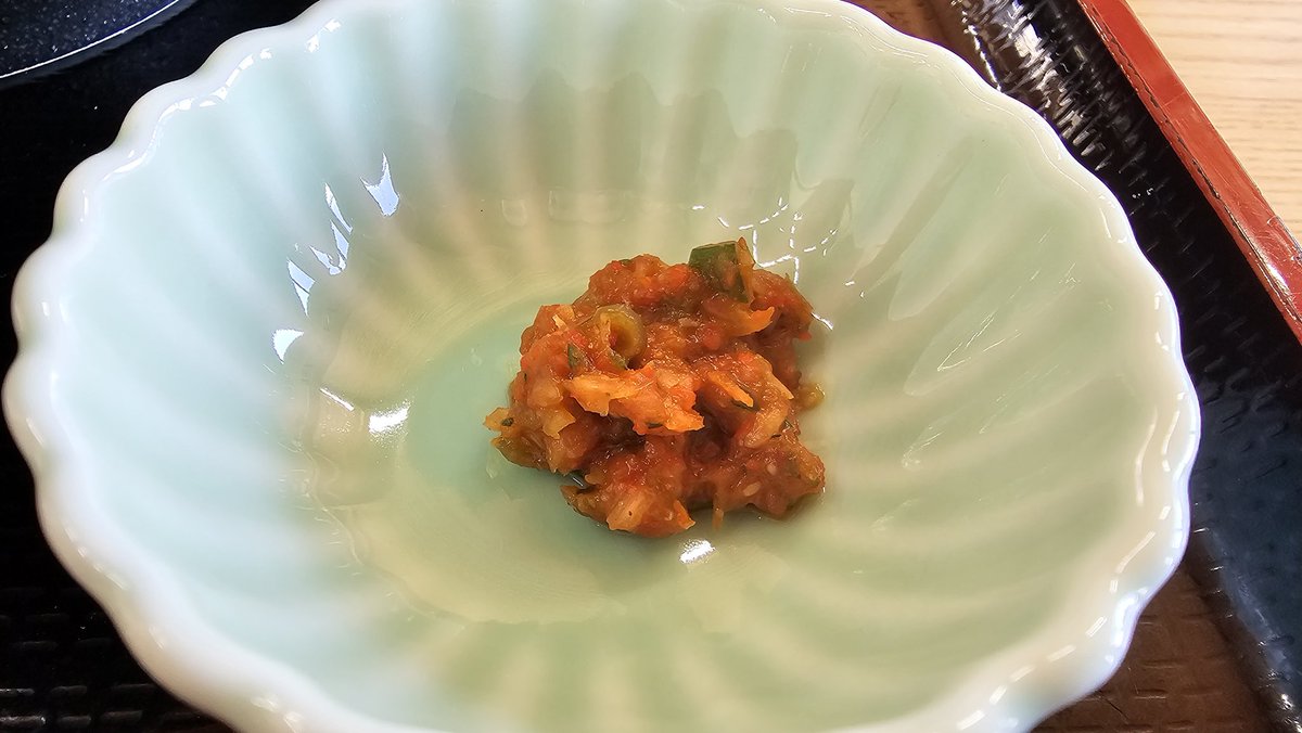 今日も中条道の駅へ！
ここのおぶっこがうまいんだなぁ。
辛味噌がまたよいアクセントに！！