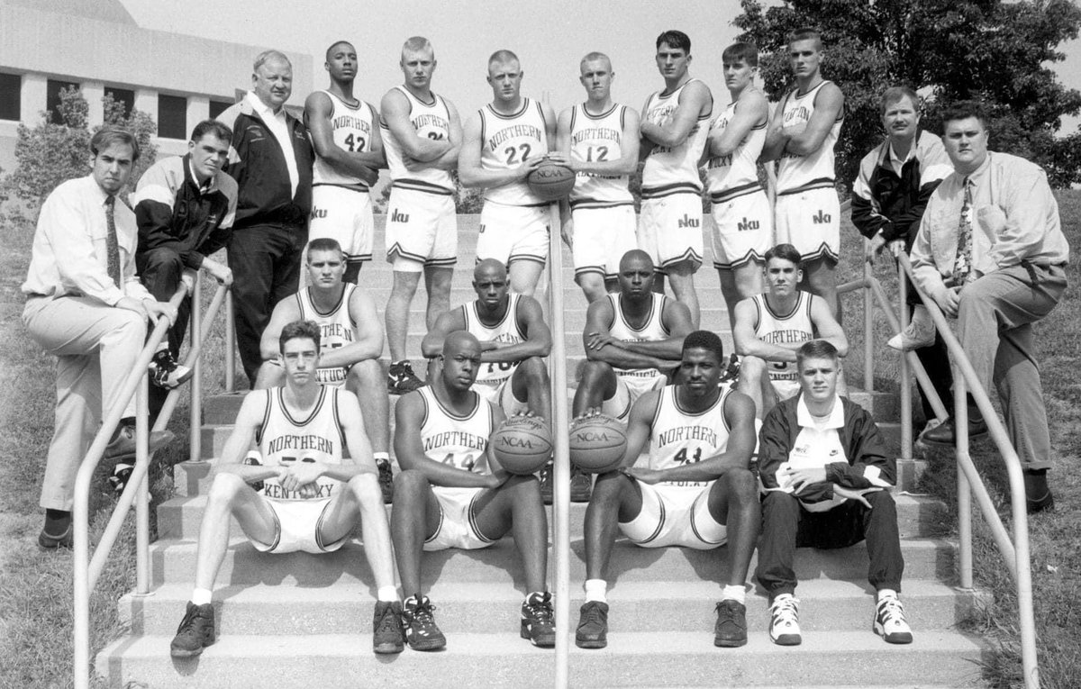 30 year reunion tonight of the 1996 National Runner Up Team. Players, coaches, managers and team personnel will be in the baseline suite and recognized at halftime. NORSE play Robert Morris at 7pm <a href="/Truist/">Truist</a> Arena! <a href="/NKUNorse/">Northern Kentucky Athletics</a>  <a href="/NKUMensBBFans/">NKU Men's BB Fans</a>  <a href="/NKUNorseMBB/">NKU Men's Basketball 🏀</a>