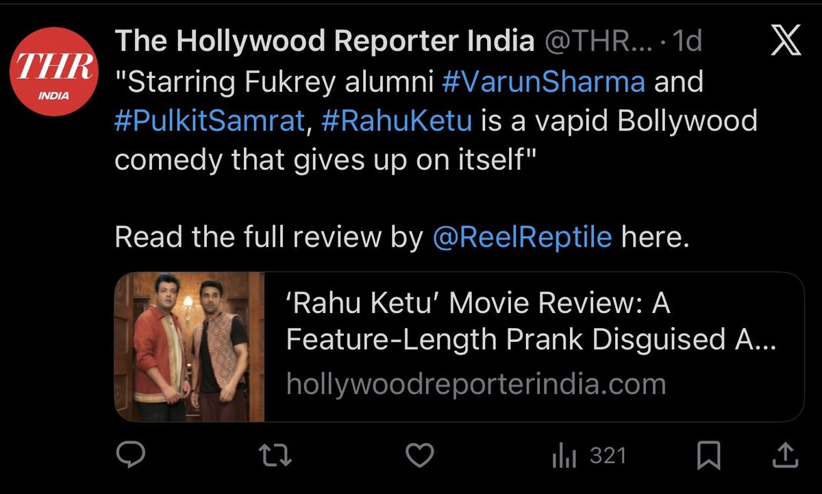 make_honey0815's tweet image. #HappyPatelKhatarnakJasoos #HappyPatel Guess which movie "bought" the reviews?  1.25cr opening #boxofficedisaster

@thevirdas @anupamachopra should be ashamed of extracting $$$ from the viewers while delivering and promoting a sub-standard product.