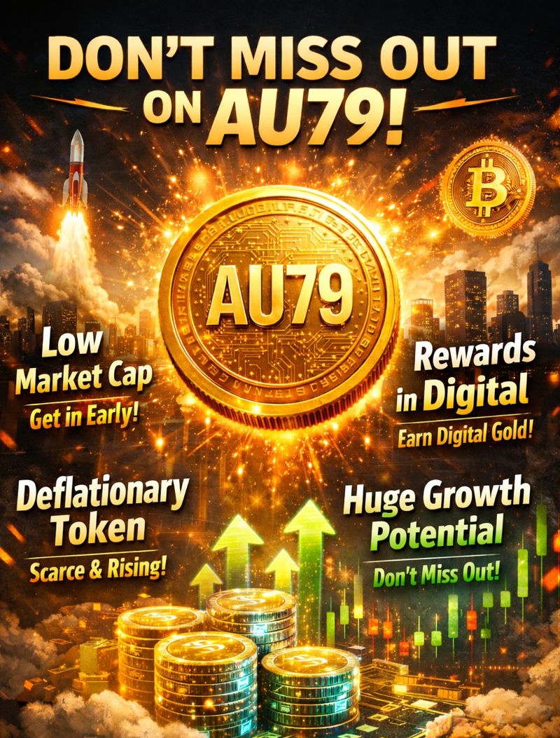 AU79 = Digital Gold Low market cap....Built to run 🚀 This is the boring  phase before faces melt. Position early or watch from the sidelines. 👀  #AU79 #DigitalGold #Crypto #100x #Altcoins