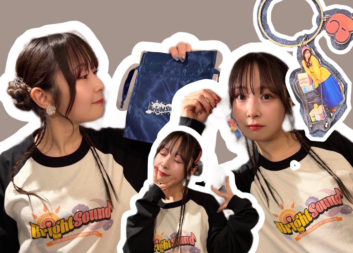 1stソロライブまで 1カ月をきりました！ グッズのサンプルも あがっ