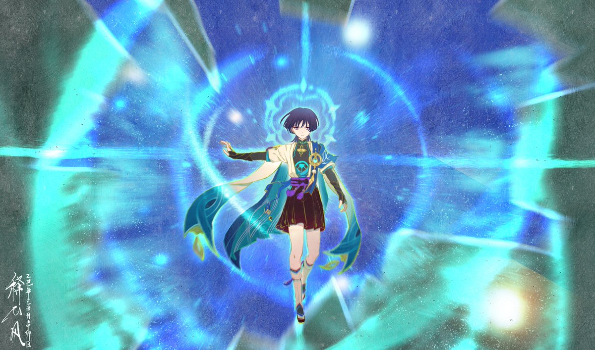 shixfeng's tweet image. 救援。这次主线过得好爽，摸一张。。。
#wanderer #GenshinImpact