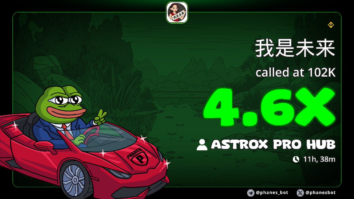 AstroX_HUB's tweet image. Another play cooked by AstroX HUB on BSC-Chain 🍳

We first found $我是未来 at $87K MC, and rode it to the ATH of $453K 📈

🥇 Trade like an Insider:
t.me/AstroX_Onchain

⚙️ AstroX Insider Tool:
t.me/AstroXPro_Bot?…

0x6D8d8dF799279e761a4F49eDc319B3bd50f14444