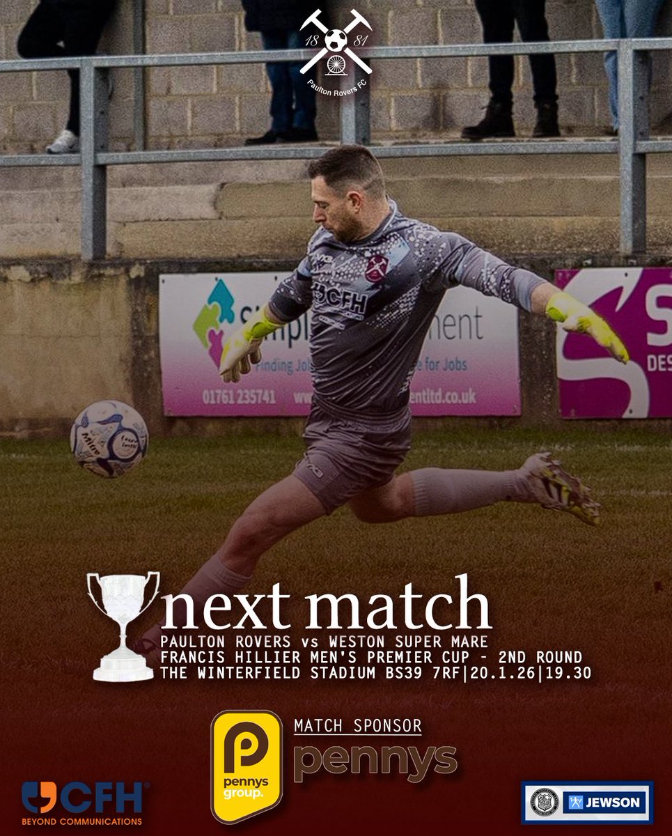 ⚽️ Next up! 

We welcome Weston Super Mare for  Francis Hillier Cup action on Tuesday evening under the lights!