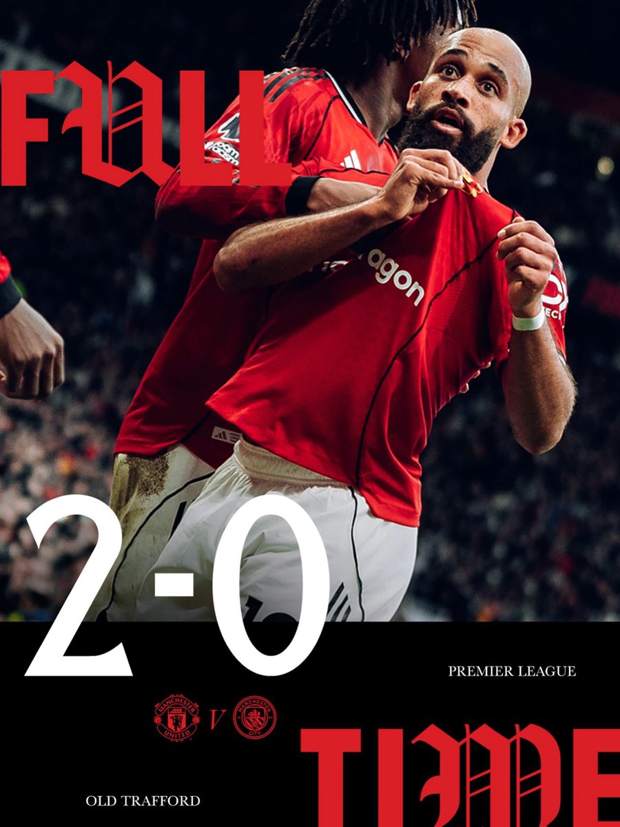 Voltymore's tweet photo. MANCHESTER IS REDDDDDDD 🔴

#ManchesterUnited #MUFC #MUMCI https://t.co/IUT5MFCQrY