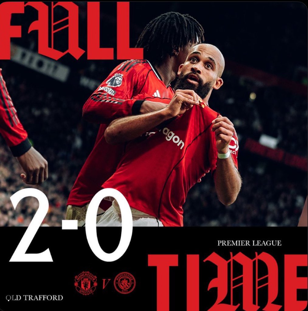 RedDevils_TR's tweet image. Old Ttafford’da 5 gol attık, 2 tanesi sayıldı! 🙃

Maç sonucu: Manchester United 2-0 Manchester City 😎

⚽ 65' Bryan Mbeumo
⚽ 76' Patrick Dorgu 

#ManchesterIsRed 🫡