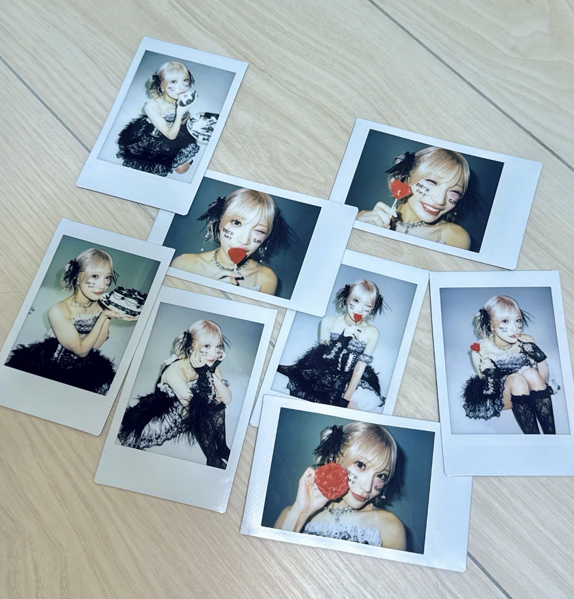 アイドル チェキ写真 白いドレス ねーーー！！！！！本当にありがとう！！！！！！！！白ドレスもCKTJ