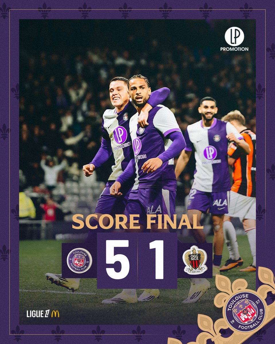 ToulouseFC's tweet image. Les rois du Stadium sont toulousains 👑😈

#TFCOGCN