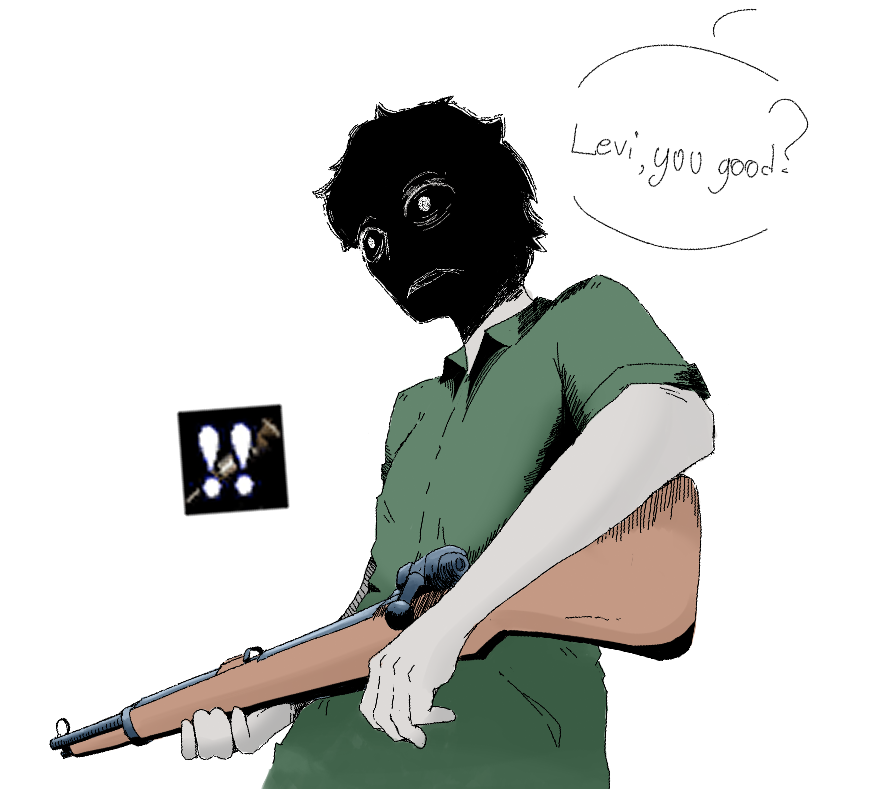 shekotki77473's tweet image. he is, in fact, not good
#fearandhungertermina #fearandhungerfanart #levi