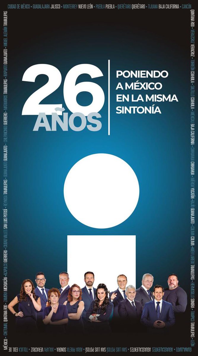 Nuestra casa cumple 26 años. 🔵🔴
#ImagenRadio26Años