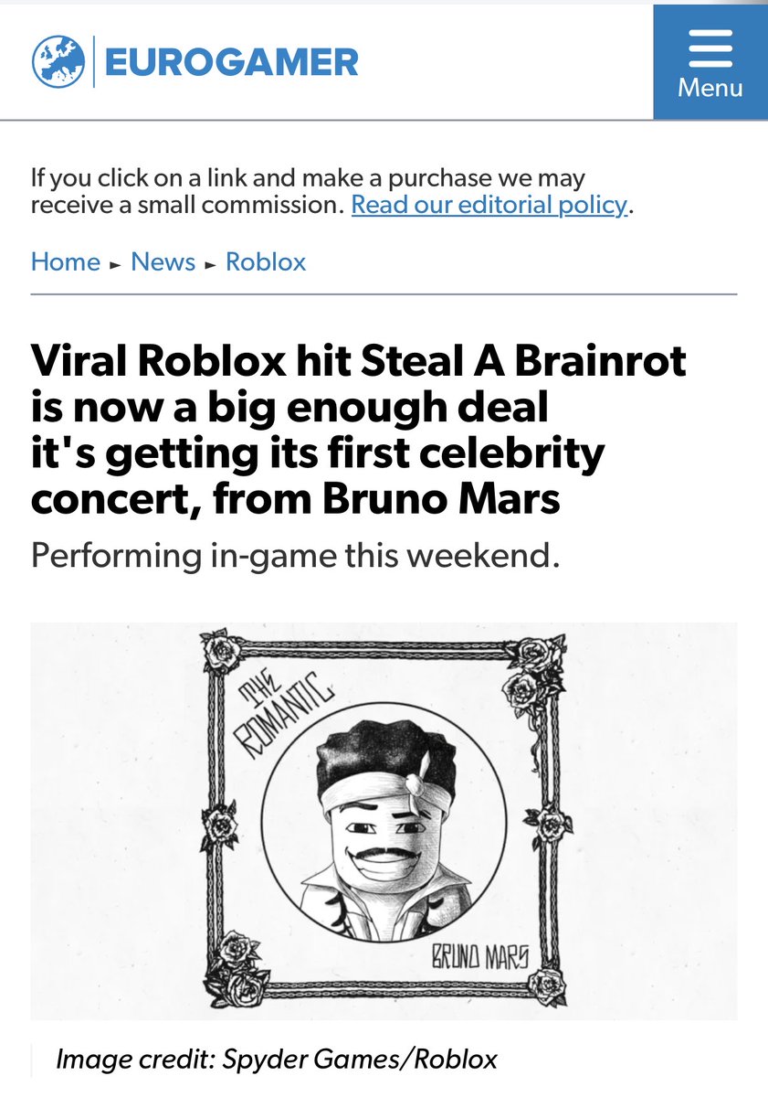 The most popular videogame in the world is based on the $italianrot universe. And is now getting an in-game live concert from Bruno Mars.