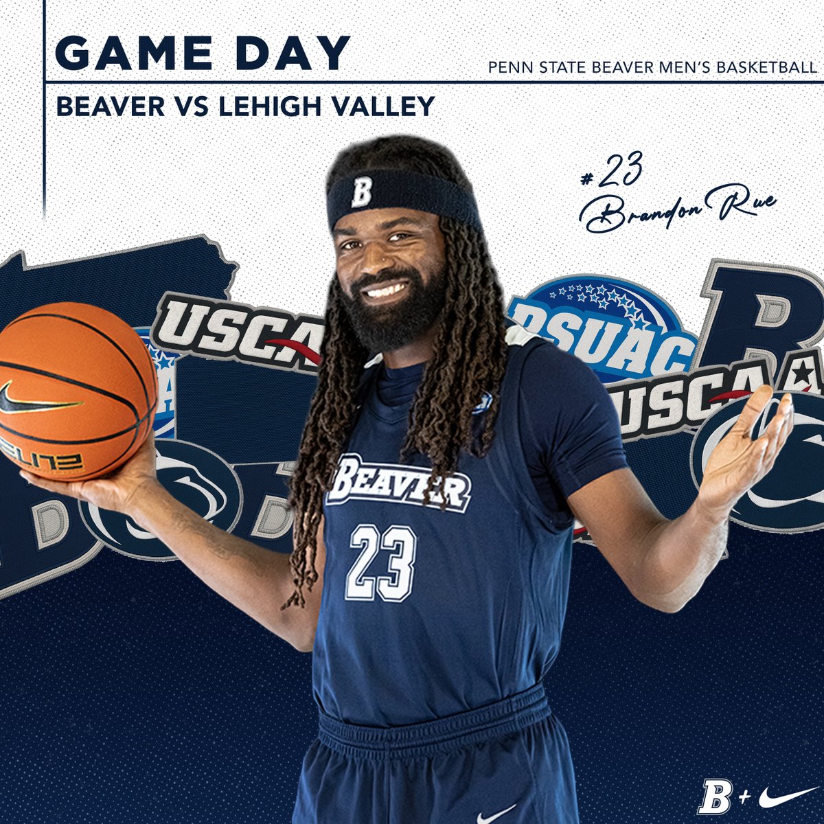 PSUBeaverSports's tweet image. GAME DAY! 3pm in the Beaver Fieldhouse the Men's Basketball team will take on Penn State Lehigh Valley in another PSAUC match-up! Watch live on the Rise and Roar Network! #riseandroar #pennstatebeaverathletics #psuac #uscaa