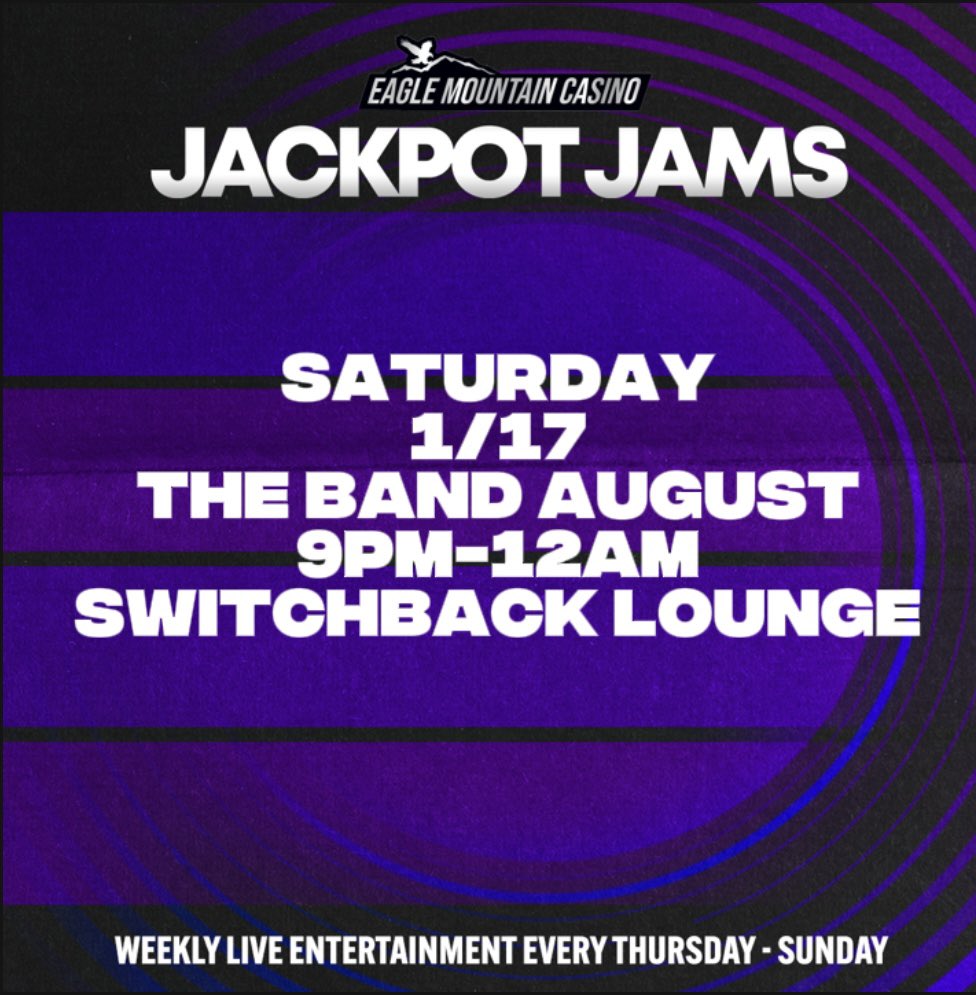 EagleMtnCasino's tweet image. Drive safe and see you all today for another fun Saturday at The Place To Be!

#EMCThePlaceToBe