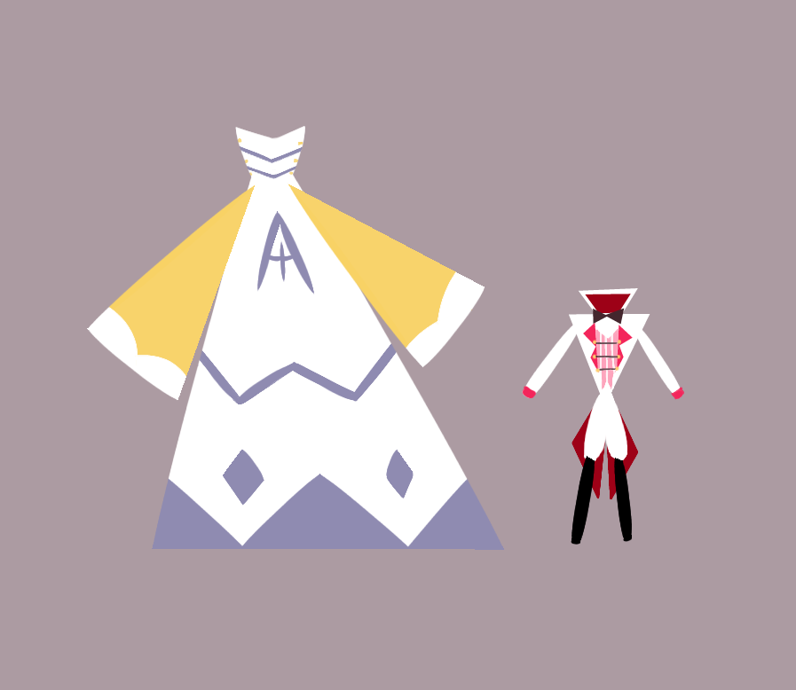 Te_con_leche_'s tweet photo. I love that their bodies can be simplified into triangles🔺🔻 jskskd  

#adamsapple #hazbinhotelAdam #HazbinHotelLucifer https://t.co/C5B5oKYcZS