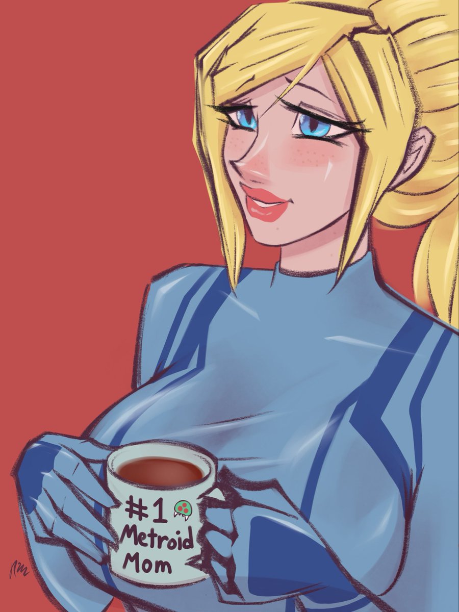 Samus having some tea ☕️ #samus