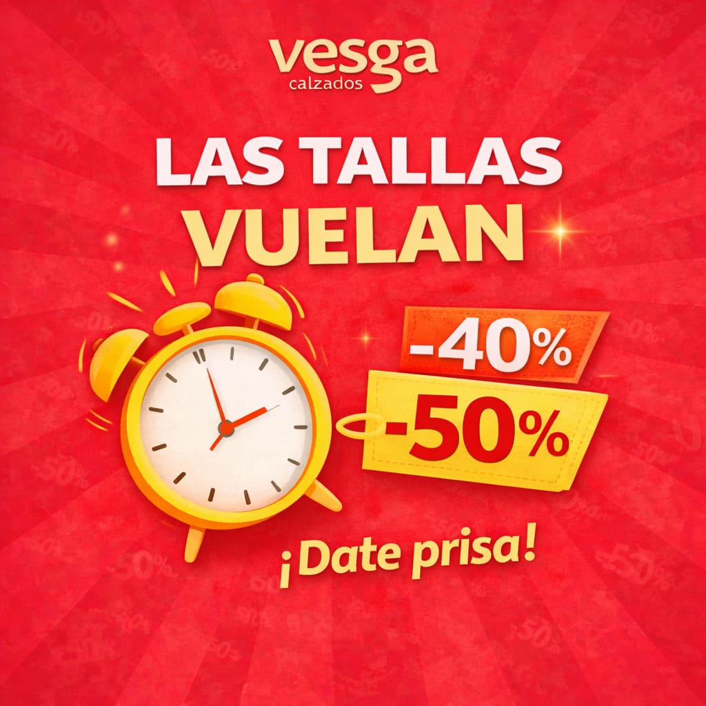 ⏳ Las tallas vuelan
No esperes al lunes…