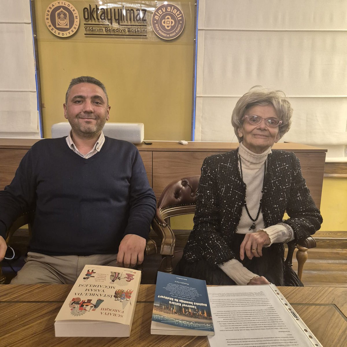 Güne dair: Misafirimiz Prof. Dr. Suraiya Faroqhi'ydi.