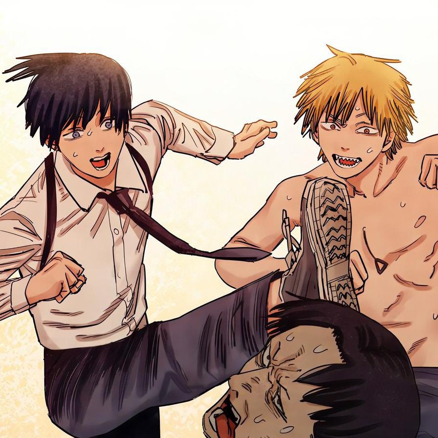 loveandchainsaw's tweet photo. I feel like chainsaw man is carried by it's characters, if the characters didn't exist the story would just suck https://t.co/SOrzLW1VC9