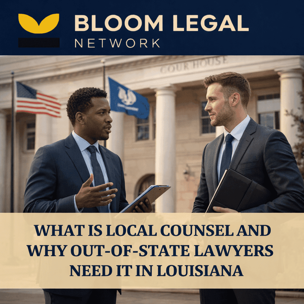 blegalnetwork's tweet photo. 🧭 From prescriptive deadlines to Civil Code rules, Louisiana plays by a different set of legal standards.
That’s why out-of-state lawyers rely on experienced local counsel to avoid costly missteps.
LEARN MORE HERE:  https://t.co/hjKf9itWyc
#LocalExpertise #CivilLaw #LegalSupport https://t.co/Odm1A9evYR