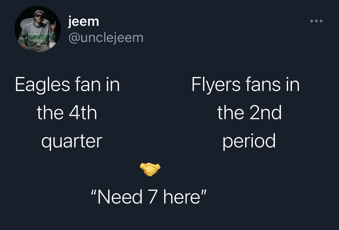 JustinLever3's tweet image. Need 7 here, Flyers