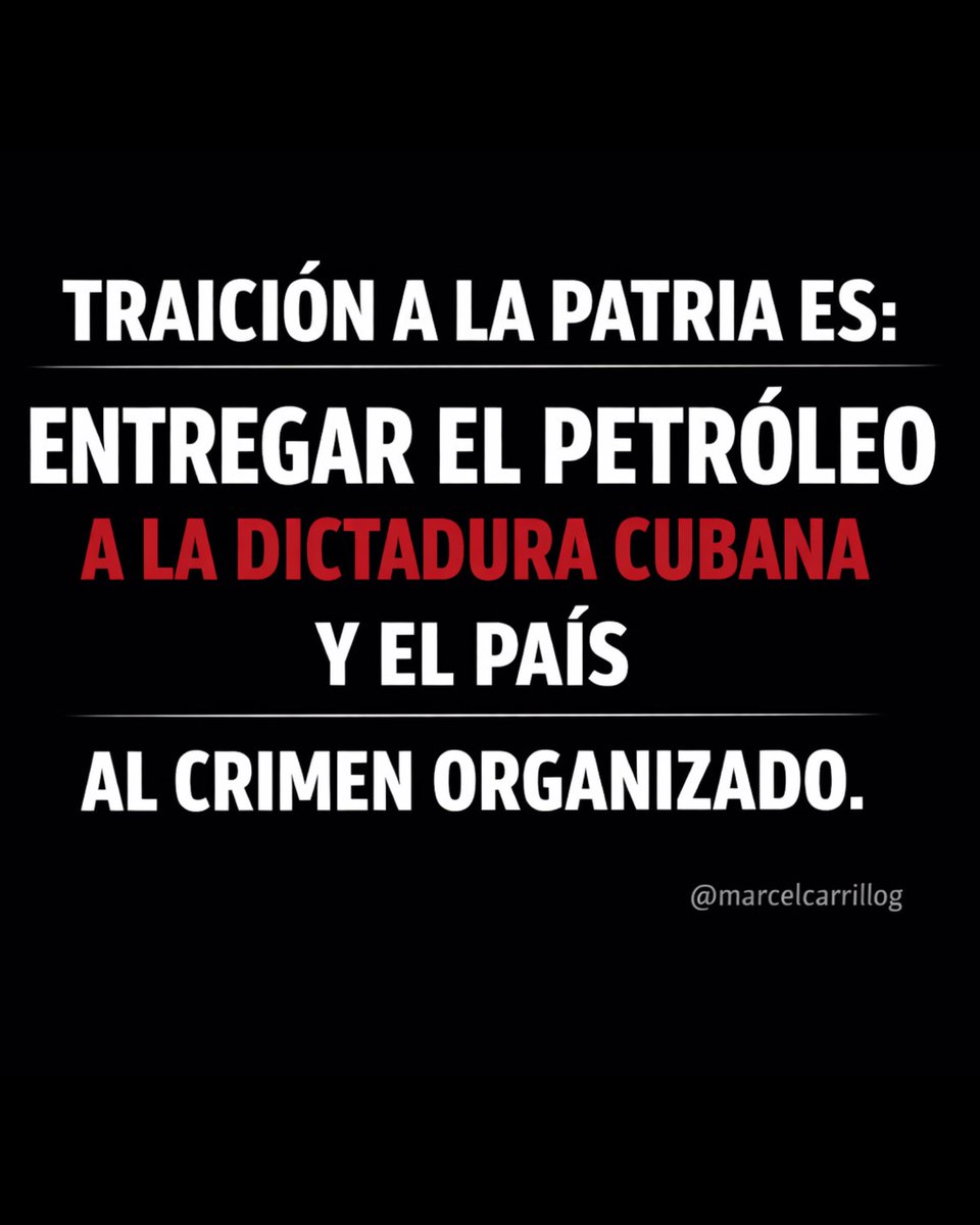 Traición a la patria no es opinar distinto.
Es entregar nuestros recursos a dictaduras extranjeras
y permitir que el crimen organizado se adueñe del país.
México no se entrega. Se defiende.