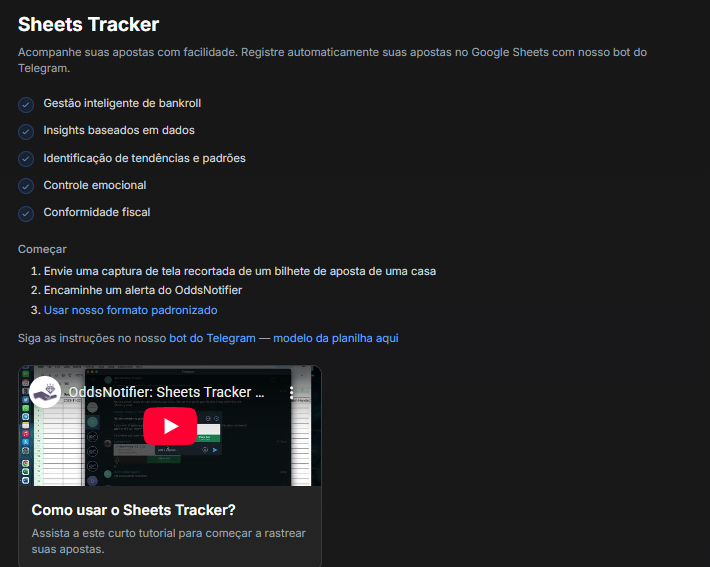 oddsnotifierbr's tweet image. #FreeTools : Sheets Tracker

Acompanhe e monitore suas apostas com o Sheets Tracker.

A planilha gratuita do @oddsnotifier ⚡️