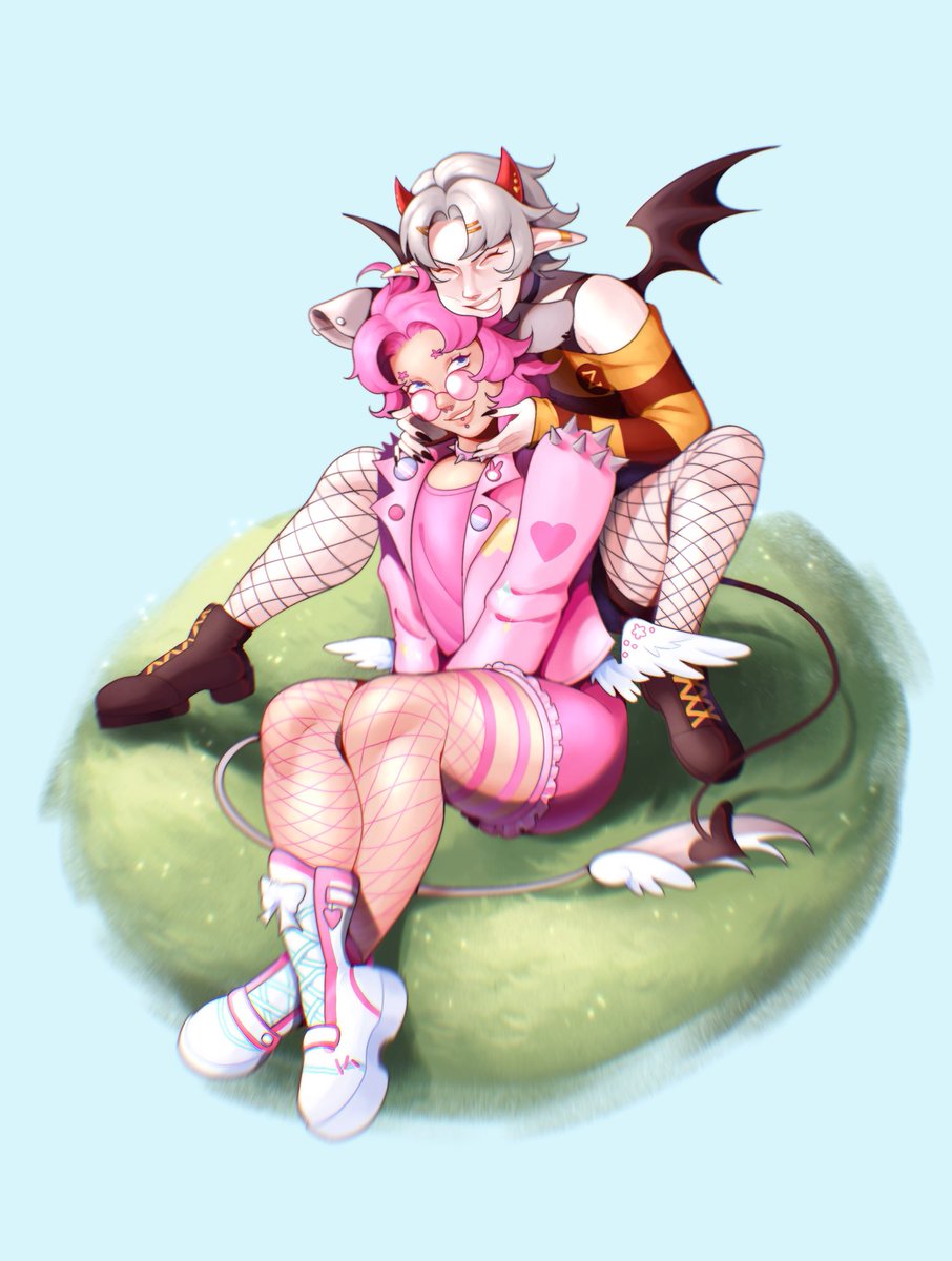 Tomorrow!!! Me and <a href="/ZingerMaybeVT/">Zinger🐾😈💛VHollow💛</a> will be collabing!! Feel free to stop by!!

Art by Cosmic.tea__ on instagram