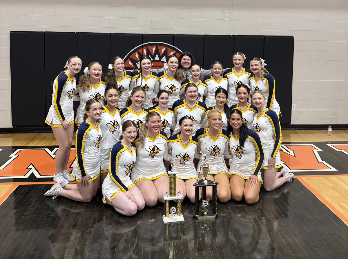 Monroe Hornets Jr/Sr High Cheer tweet media