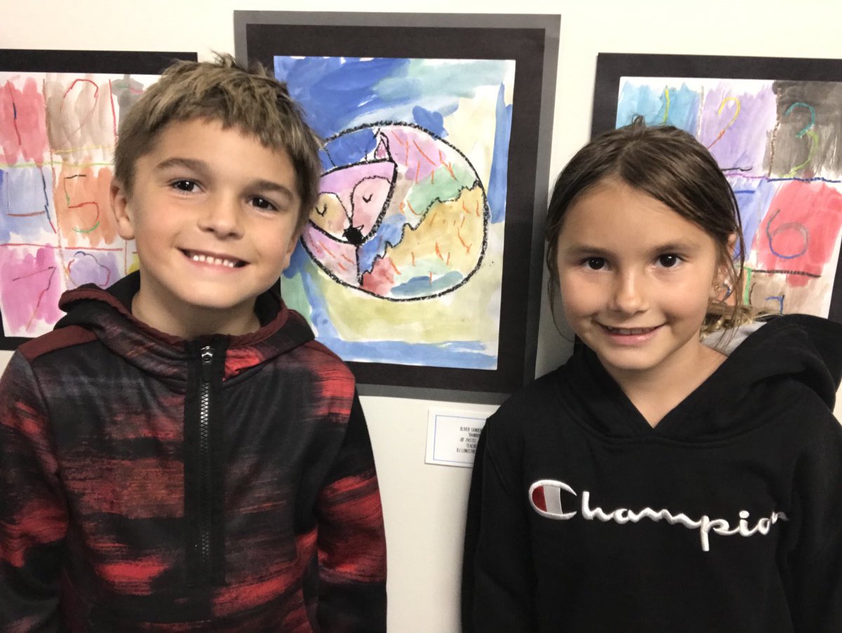 janefailer's tweet photo. Fun Opening Thursday for the annual WEE CREATE, A Volusia Kindergarten Exhibition! 18 Kinder Cardinals ⁦@rjlCardinals⁩ are showcasing work along side art from other schools. ART IS FOR EVERYONE❤️✂️🖍🎨 ⁦⁦@volusiaschools⁩ https://t.co/ES9I1lqDhr